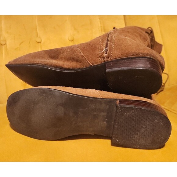 BDG Knee High Boots Brown Suede Leather Pull On riding Urban Outfitters US 9 - Picture 5 of 16